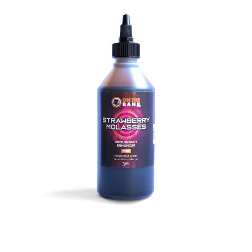 ON THE BANK-GROUNDBAIT ENHANCER-STRAWBERRY MOLASSES (250ML)